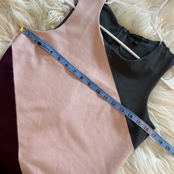 Banana Republic Pink and Burgundy Midi Dress - Picture 7 of 10